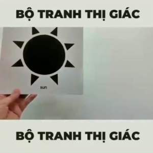 Trọn Bộ Thẻ Kích Thích Thị Giác Loại Zic Zắc Cho Bé