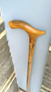 Tongkat jalan kayu kelor Jawa model cula premium C292