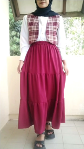 ROK SERUT KOREAN STYLE / ROK WANITA CRINGKLE AORFLOW