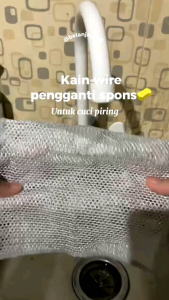 Lap kawat dapur untuk cuci piring panci dan sikat kompor
