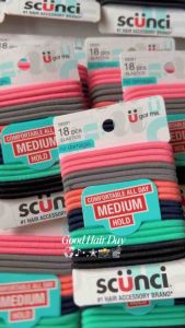 Scunci No Damage | Ouchless | Comfortable All-Day Hold Hair Elastics