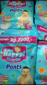 Baby Happy Renceng M L XL Baby Happy Pantas Perlengkapan Bayi