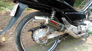 Knalpot Daeng 4 Corong Karbon Kompetisi GTX Roadrace