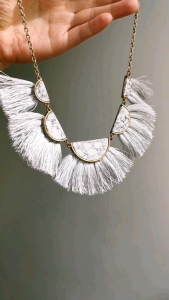 DaVee Fashionable Bohemian tassels necklace Retro Vintage Fancy western look necklace