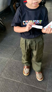 Celana Cargo panjang anak usia 1-13tahun bahan American drill