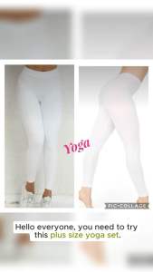 YOGA PANTS with WAISTBAND