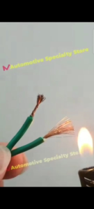 纯铜线 100% Pure Copper Loose Cut Car wire Cable Pvc Twin Flat Wire 1 feet 2 core Cable Speaker Lighting Speaker Wire