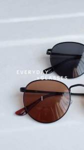 TWIST on Slim แว่นกันแดด คลาสสิก กรอบสตีล เลนส์แท้โพลาไรซ์ สไตล์อิตาลี