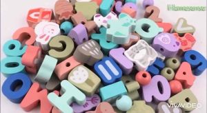 Wooden Lacing Threading Beads Montessori Early Learning Educational Kids Toy Sea Farm Animal | Mainan Kayu