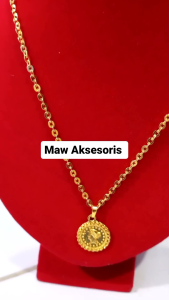 Premium Jewelry: Kalung Nori Liontin Koin Terbaru Dijamin Awet & Tidak Mudah Luntur