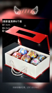 萬花琺瑯彩品茗杯 Beautiful Tea Cup Six Colors Motif Ten Thousands Flower 🌸