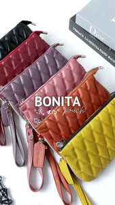 bonita pouch by Biru Tsabita bahan kulit