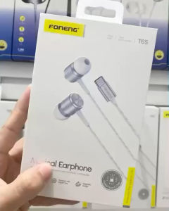 FONENG T65 IN-EAR HEAVY BASS EARPHONE (TYPE-C) SUPPORT IPHONE 15 SERIES