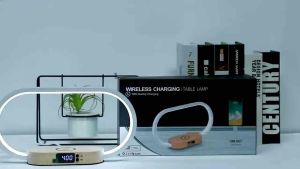 Night Lamp | Wireless Charging | Charging Port | Time Display
