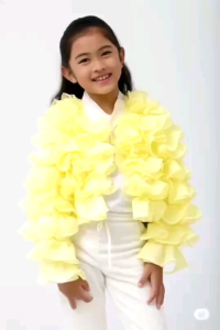 เสื้อคลุมเด็ก เสื้อคลุมระบายทั้งตัว ตัดเย็บในไทยhipaholic