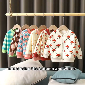 Sweater anak bayi laki laki perempuan import bahan tebal lembut PREMIUM/ cardigan anak cewek cowok import