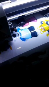 PORORO Sticker Dinding size 30 - 45 cm vinyl white waterproof