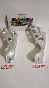 BREKET DEPAN KALIPER BIGPOT 4PISTON 4P AXIAL KANAN DISC 220MM & DISC 260MM PNP YAMAHA MIO / X RIDE/ FINO KARBU/ XEON/YAMAHA GEAR/ JUPITER MX/ JUPITER Z1 NEW/ VEGA NEW