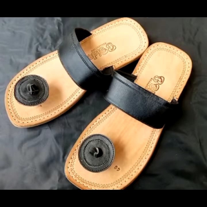 Sandal Tarumpah Kulit Pria Model Jamur