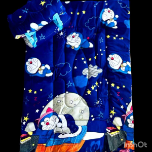 T114 ไปโรงเรียนอนุบาลกันจ้า ที่นอนเด็ก ที่นอนอนุบาล มีสายสะพาย หิ้วพกพาสะดวก ผ้านิ่มนอนสบาย ลายการ์ตูนน่ารัก สีสันสดใส