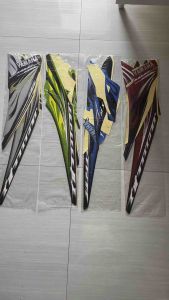 STIKER STRIPING LIS LES BODY YAMAHA JUPITER MX OLD 2009 HITAM