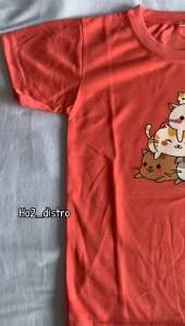 Kaos oblong anak cewek cowok usia 2-10thn atasan lengan pendek anak perempuan laki laki