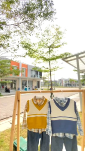 Azkifa - Setelan Vest Atreya 3in1 Kemeja Baju Anak Laki-laki