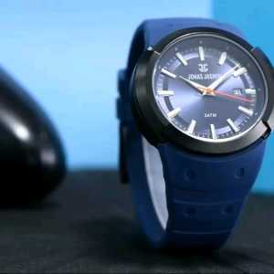 Jam Tangan Pria Wanita JONAS JASMIN JJ5395M: Tanggal Aktif & Strap Rubber