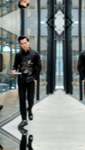 Kemeja Batik Solo Lapis Furing Randu Alas Hitam