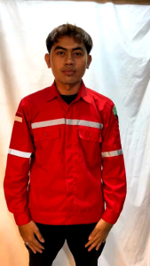 Kemeja safety|wearpack atasan proyek safety lengan panjang|baju kerja safety