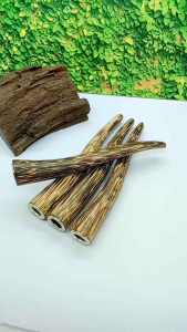 Once pipa padutan sedotan kayu liwung hitam model S 12cm D16