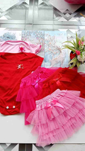 Setelan Jamsuit Tutu Grill yang Lucu