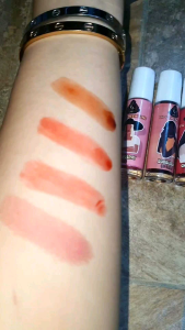 4pcs assorted Girl Lip and Cheek Tint Milkshake inspired liptint semi gel 10ml roller COD!!