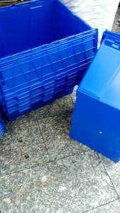 Thùng nhựa bít HS-043 có nắp xếp gọn