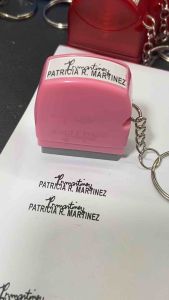 PASTEL 10x27mm PERSONALIZED SELF INKING STAMP