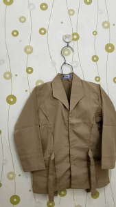 BAJU LENGAN PANJANG PRAMUKA TALI COKLAT SUSU kualitas bagus