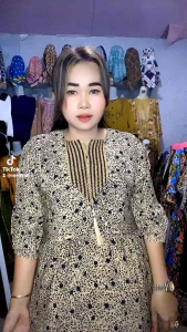Dress viral coklat rempel