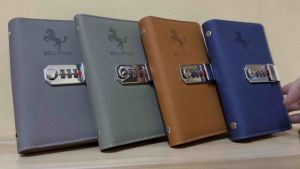 A6 Money Saving Binder with Password Lock | 50 Double-Sided Sleeves | Cash Organizer Book Ipon Challenge.