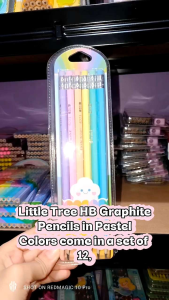 Little Tree Easy Grip Groove 2B Pencils 10 pcs/Pack-  Easy Grip German Standard for Kids Students Primary School