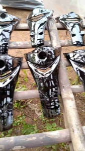 Panel Tameng Depan Yamaha Jupiter Z New Burhan 2005 s/d 2009 Warna Hitam Merah Biru Putih Silver