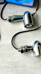 Lampu Sen Sein Stainless Standless Led Kuning Tangkai Gagang Panjang Dan Pendek Lampu Reting Reteng Led Stain Less Impor Import Born Free Bornfree Lampu Turn Signal Led Kuning