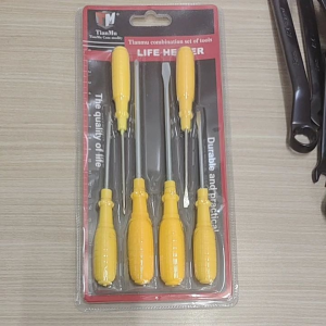 OBENG SET 6PC 3MM GAGANG PLASTIK MURAH D3605