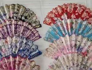 (PART-1) KIPAS SATIN GLITER / KIPAS TANGAN LIPAT GLITTER PREMIUM / KIPAS PENARI / KIPAS SOUVENIR / KIPAS GAYA SPANYOL CHINA / HAND HELD FAN / KSG-7850424045