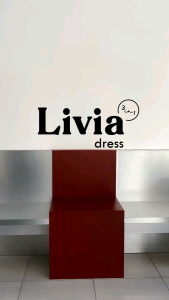 Livia Dress 3in1 by Naisha dress lebaran terbaru 2024 dress 3in1set dress rompi wanita kekinian