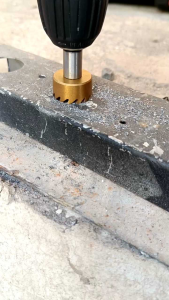 5 PCS Mata Bor Carbide Tip Wood Metal Hole Saw Cutter