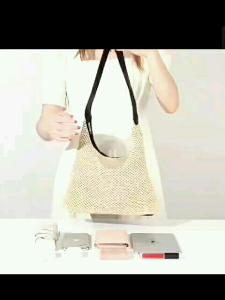 woman shoulder bag woven fashion summer fresh trendy ladies straw bag