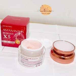 Cream Dara Astaxanthin Reboot X5 ครีมดาราผลิตภัณฑ์บำรุงผิวหน้า จุดด่างดำจางลง ลดเลือนริ้วรอย แอสตร้าแซนทีน รีบูต 30g