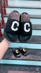 Dép Chữ C Thêu Dép Quai Nhung Nam Nữ Đủ Màu Đế Đúc Êm Chân