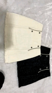 MM 677 ROK celana tweet / KOREAN SKORT TWEED IMPORT Rok selutut Rok Kerja Rok Polos