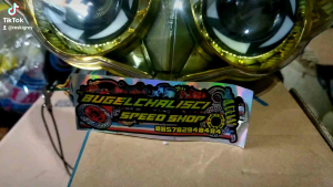 Reflektor Lampu Depan Yamaha Jupiter Z New Burhan Burung Hantu 2006-2009 Model Custom Projie Warna Bebas